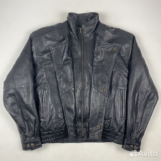 Кожаная куртка бомбер Vintage Rare Jacket