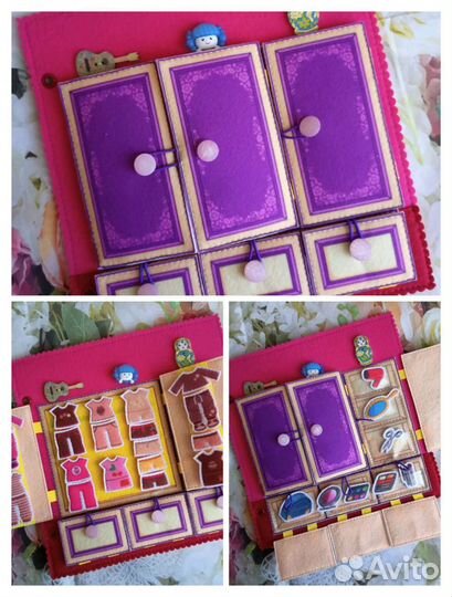 Книга ручной работы из фетра 