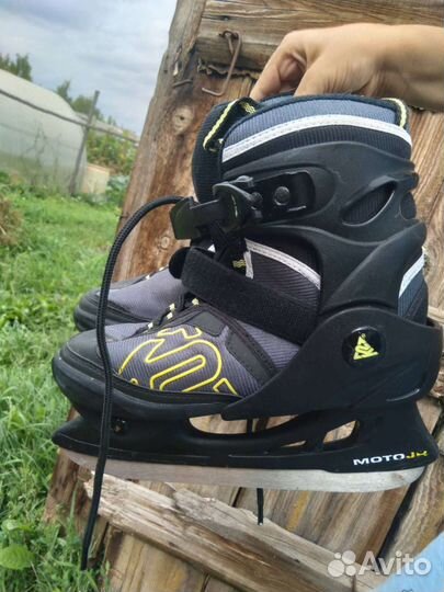 Коньки раздвижные 34-36