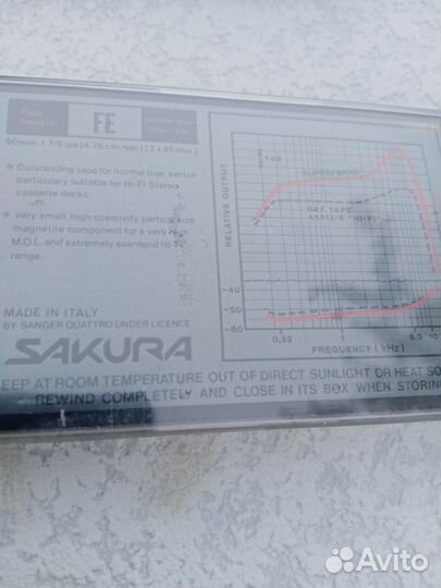Аудиокассеты новые запечатанные sakura 2шт