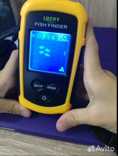 Эхолот lucky Глубина 120 м. (лето,зима)