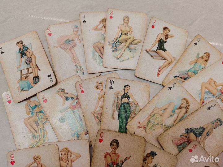 Карты игральные 19 век оригинал эротика ню