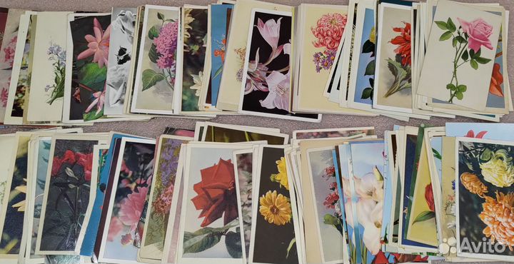 Старые и очень старые открытки цветы