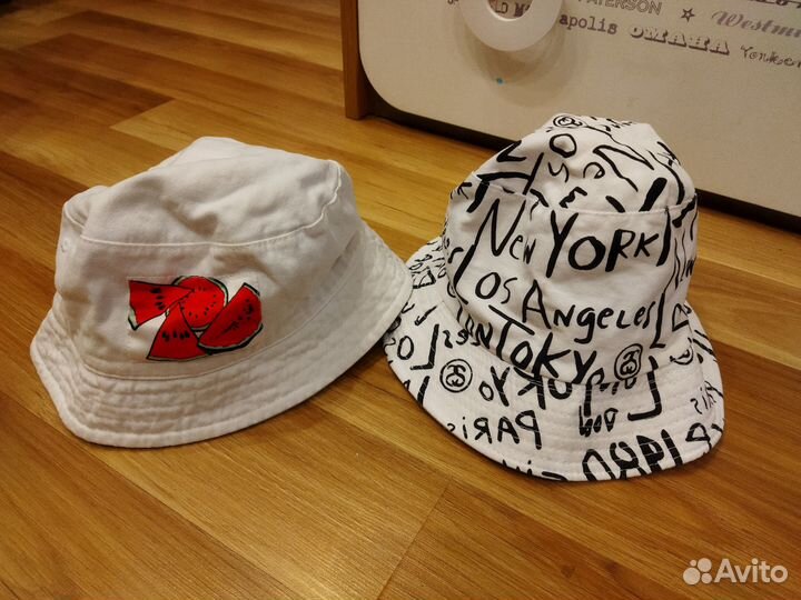 Двусторонние детские панамки