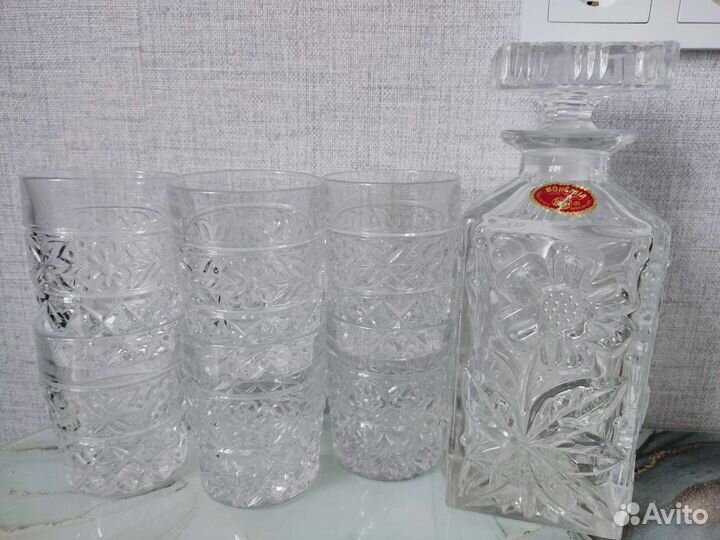 Графин хрустальный богемия