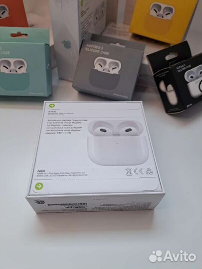 Наушники apple airpods 3 чехол в подарок