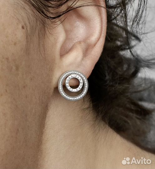 Серьги-трансформеры Pandora