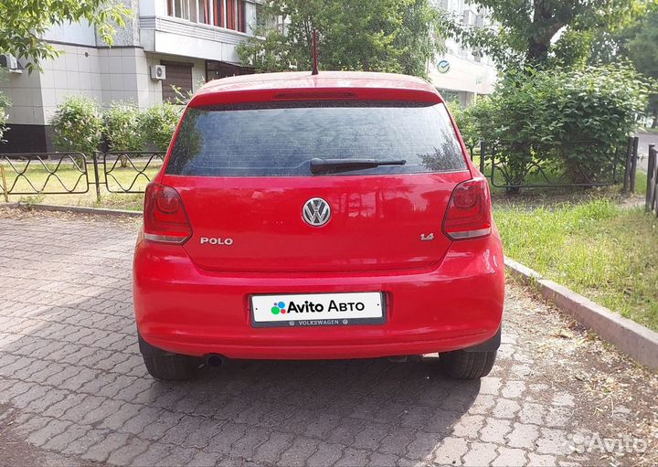 Volkswagen Polo 1.4 AMT, 2010, 110 646 км