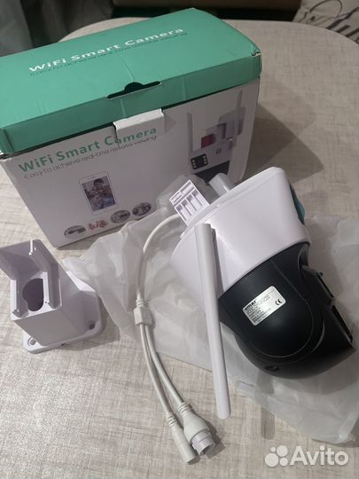 Камера Wi-fi 4мп, две камеры, поворотная, новая