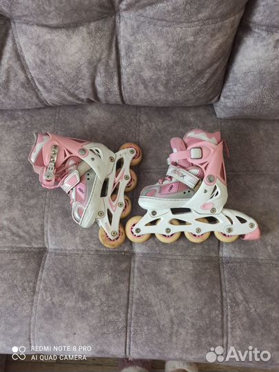 Роликовые коньки детские раздвижные