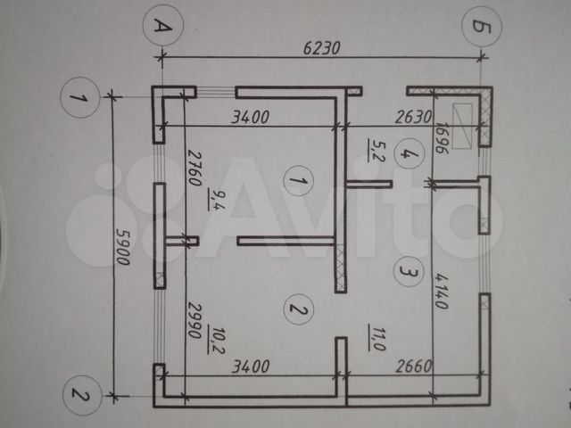 Дом 35,8 м² на участке 6 сот.