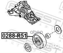 Ролик обводной 0288-R51 Febest