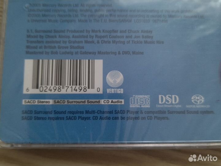 New Dire straits brothers in arms sacd