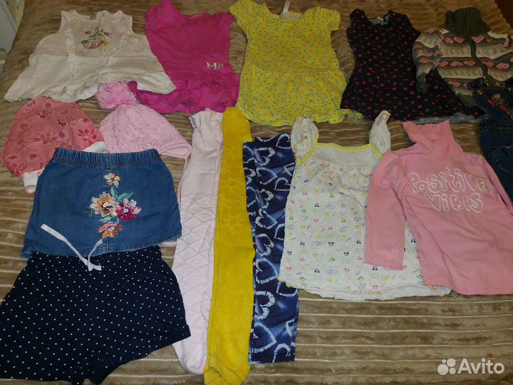 Большой пакет вещей на девочку 3 4 года 98 104