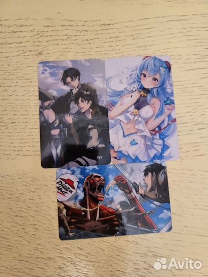 Карточки аниме и геншин импакт