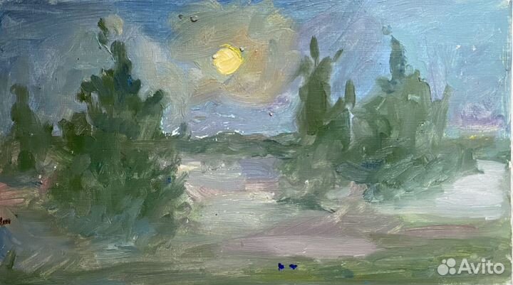 Картина маслом пейзаж