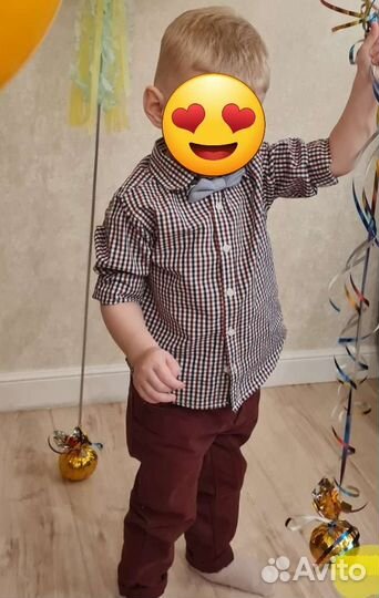 Рубашка mango 92 / брюки для мальчика 92