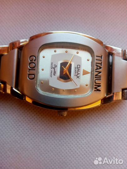 Часы omax titanium gold мужские кварцевые