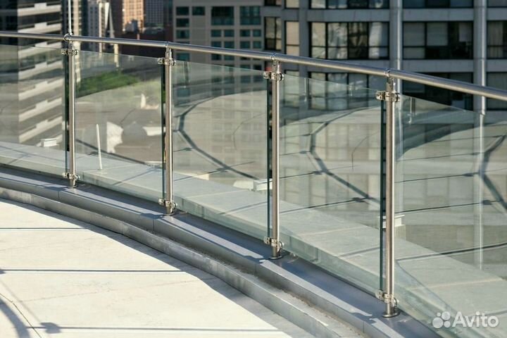 Ограждение из стекла от производителя