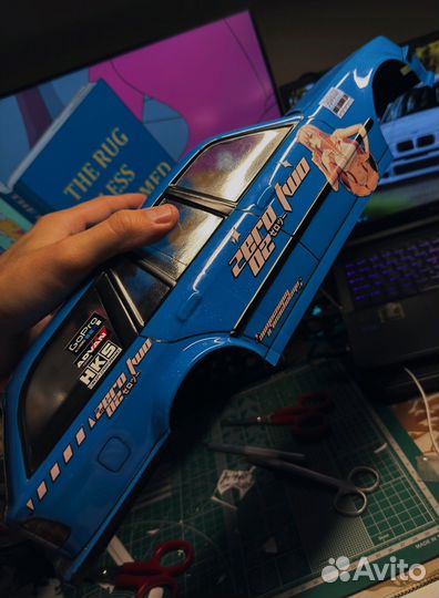 Кузов bmw e34 универсал aplastic rc drift 1/10