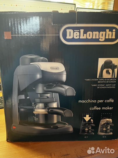Кофемашина (кофеварка ) delonghi EC7