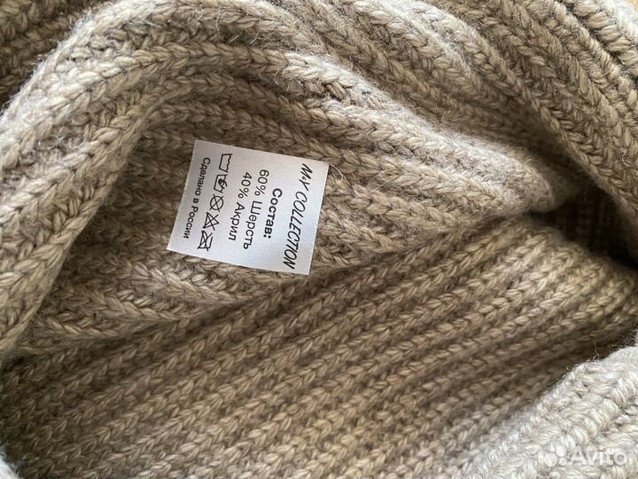 Шапка капор женский капюшон ангора