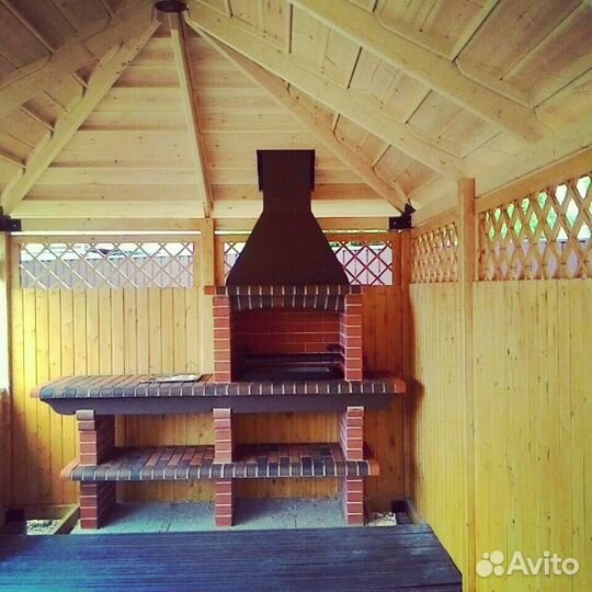 Мангал из кирпича / Модульное барбекю