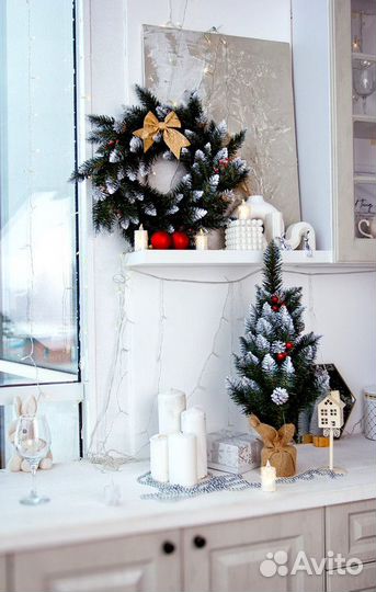 Настольная елка Зимняя