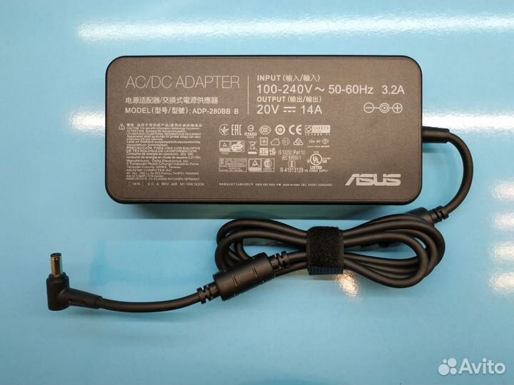 Блок питания Asus 6.0x3.7 с иглой 280W 20V 14A