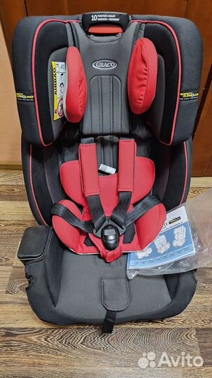 Автокресло Graco Milestone LX - Red / Grey Black