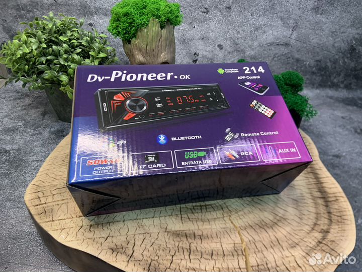 Автомагнитола Pioneer (Новая, Bluetooth)