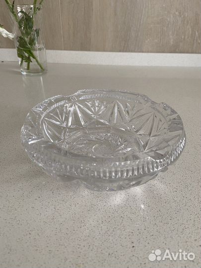 Пепельница СССР хрусталь