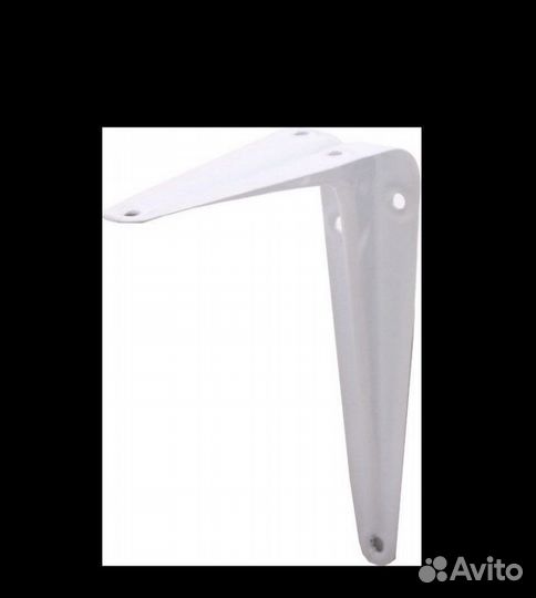 Полка угловая декоративная Larvij Беленый дуб