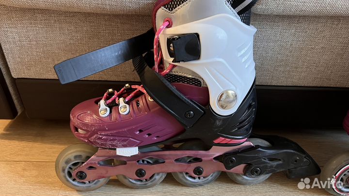 Роликовые раздвижные коньки fila 33-37 размер