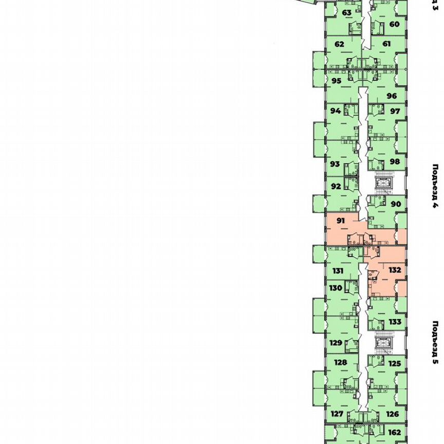 1-к. квартира, 34,3 м², 3/4 эт.