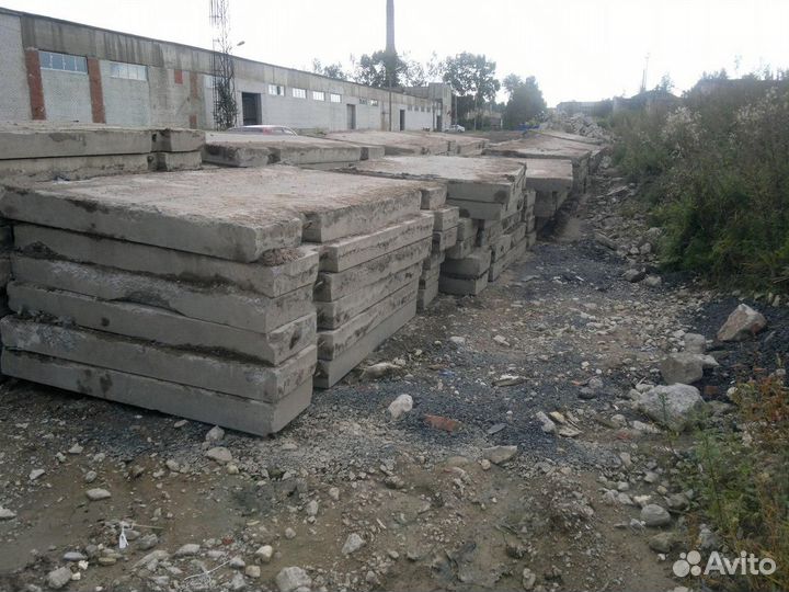 Плиты дорожные бу