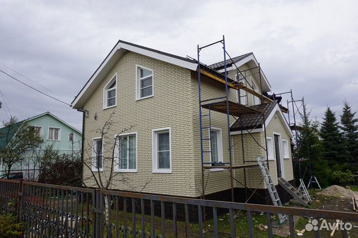 Монтаж сайдинга, Фасадные работы, Утепление дома