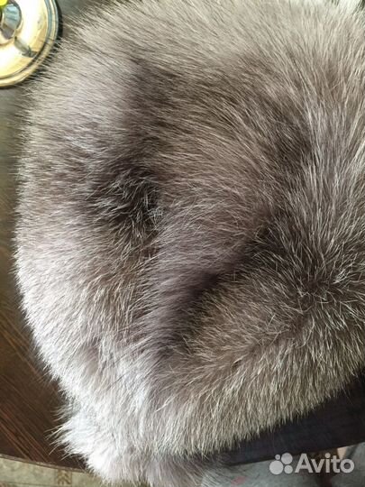 Шапка меховая (песцовая), exclusive collection
