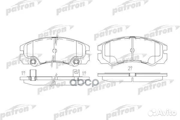 Колодки тормозные дисковые передн opel: fronter