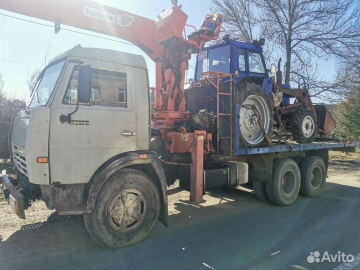 Аренда и услуги манипулятора, стрела 20 м, борт 8 т, 5.8 м