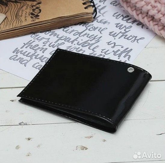 Обложка для удостоверения OfficeSpace кожа чёрный