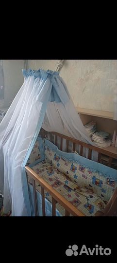 Комплект постельного белья в детскую кроватку