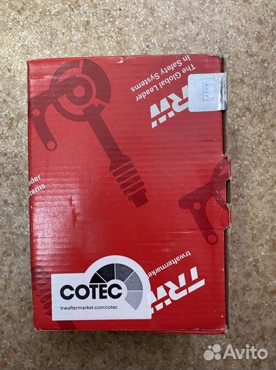 Колодки тормозные передние BMW E60, E90