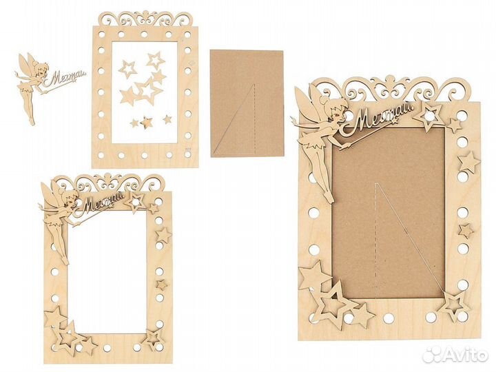 Фанерные заготовки для творчества - фоторамки