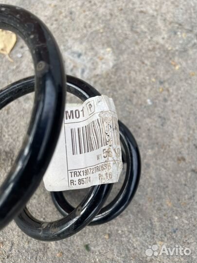 Пружины задние на volkswagen polo оригинал новые