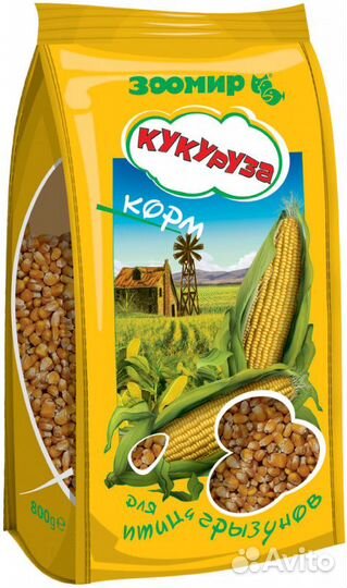 Зоомир Кукуруза 800гр пакет 4607