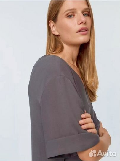 Платье серое Sela s(44-46)