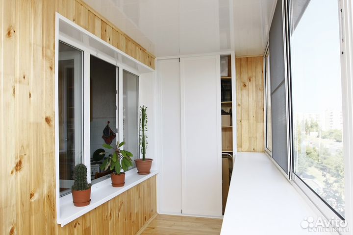 Отделка балконов, лоджий, ванной и др.помещений