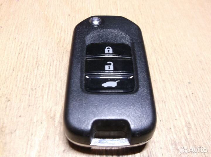 Honda оригинальный выкидной чип ключ 3 кнопки