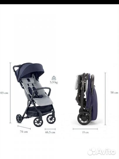 Коляска Inglesina Quid Rock Black